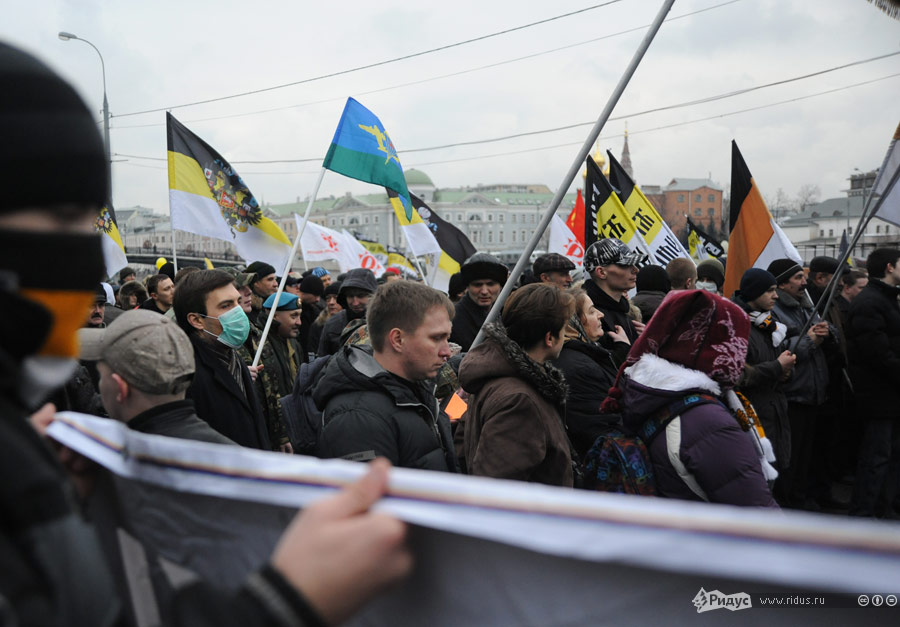 Митинг националистов на Болотной площади в Москве 11 декабря 2011 года. © Василий Максимов/Ridus.ru