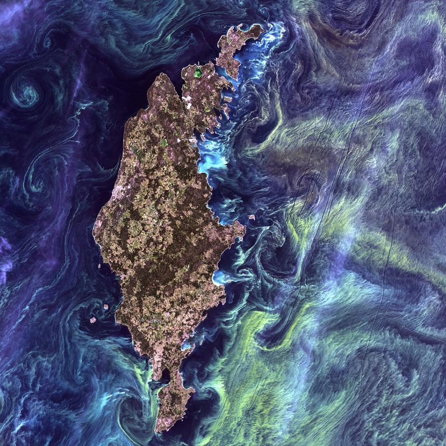 Van Gogh from Space Landsat 7 Acquired 7/13/2005. Credit: NASA's Goddard Space Flight Center/USGS