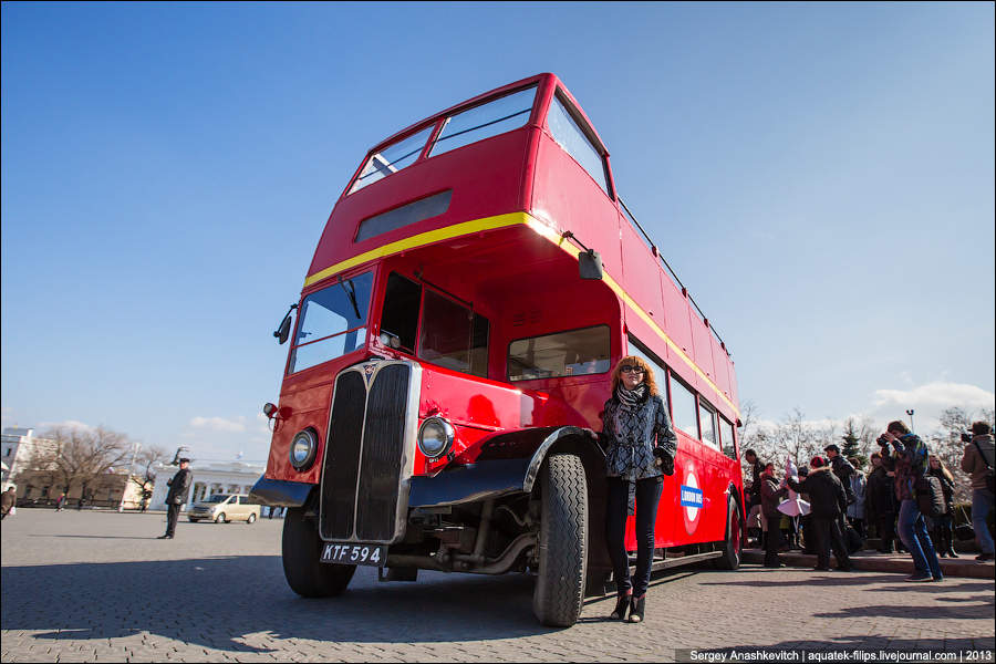 London Bus на улицах Севастополя