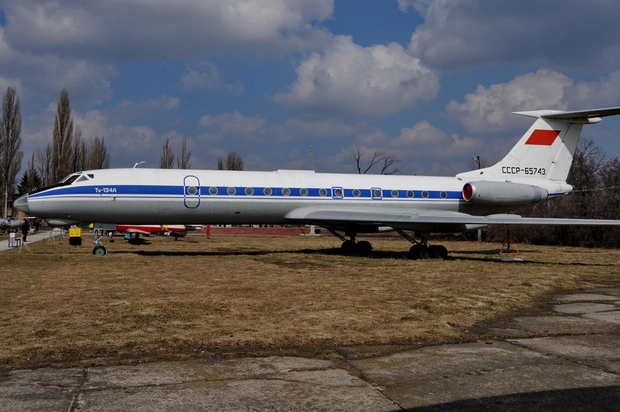 Ту-134 в украинском музее авиации