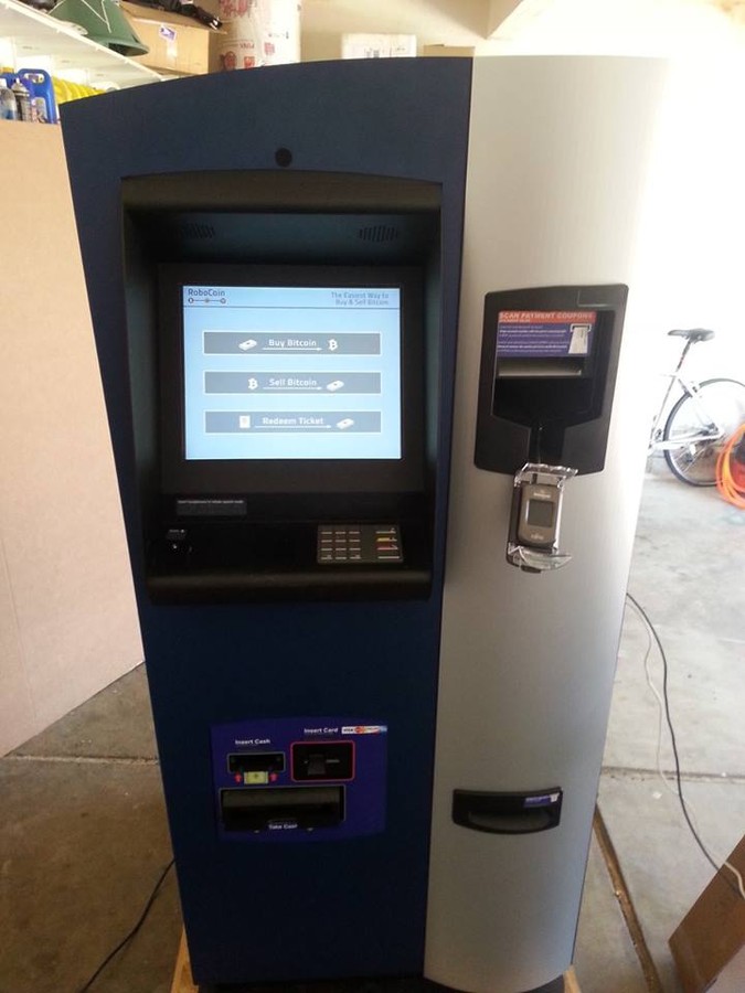 Первый в мире биткоин-банкомат