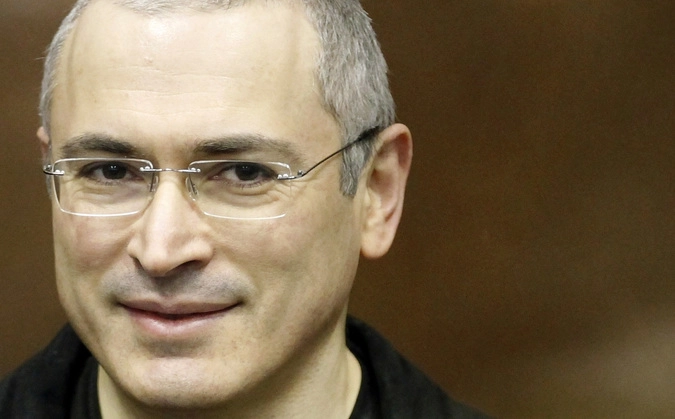 Ходорковский, вышедший из тюрьмы в декабре 2013 года.