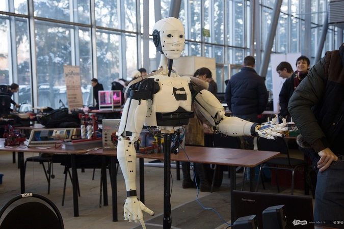 Робот французской компании  «Inmoov», напечатанный на 3D принтере.