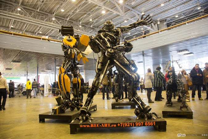 Статуи трансформеров от компании http://rec-art.ru