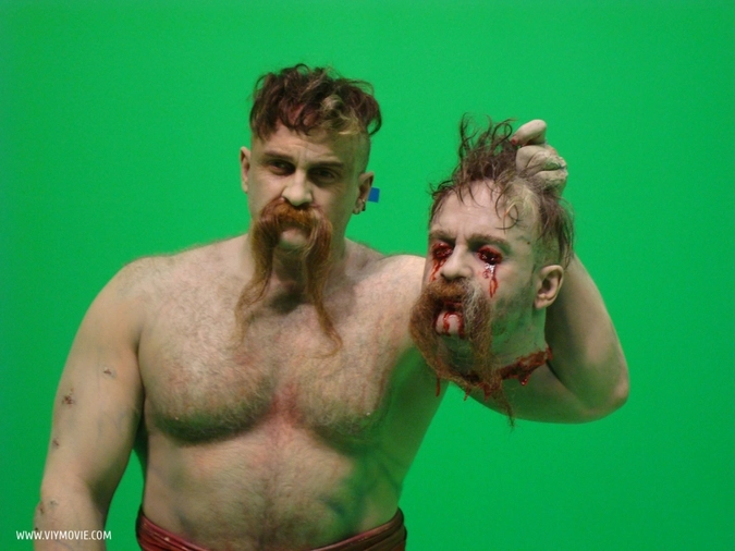 ​На съёмках фильма «Вий»