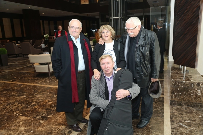 Актер Всеволод Шиловский, режиссер Алла Сурикова, актер Армен Джигарханян, актер Юрий Чернов