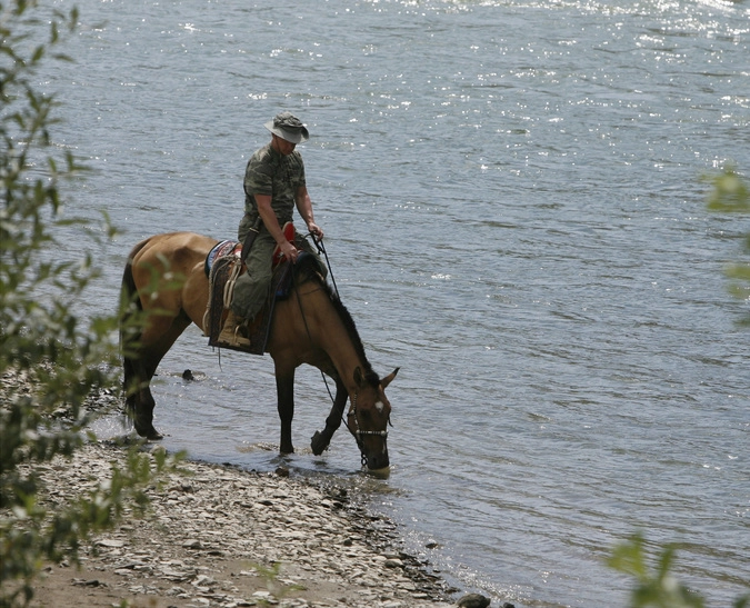 Верховая езда.