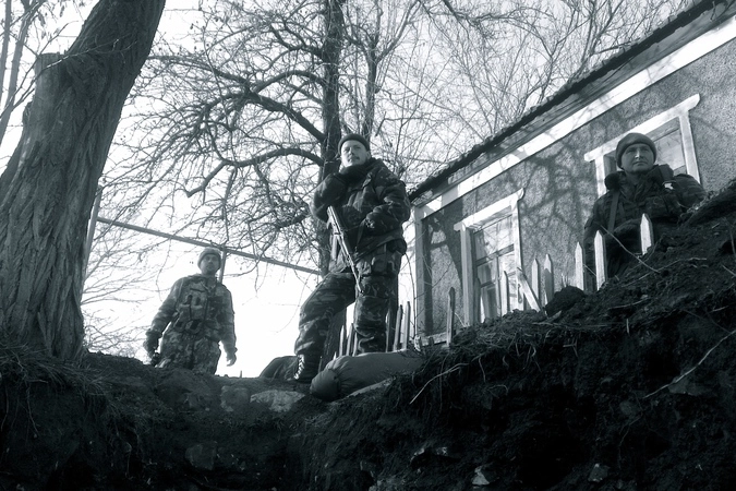 В окопах бойцов ЛНР
