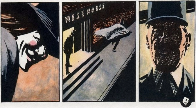 Фрагмент графического романа «V - значит Vендетта»