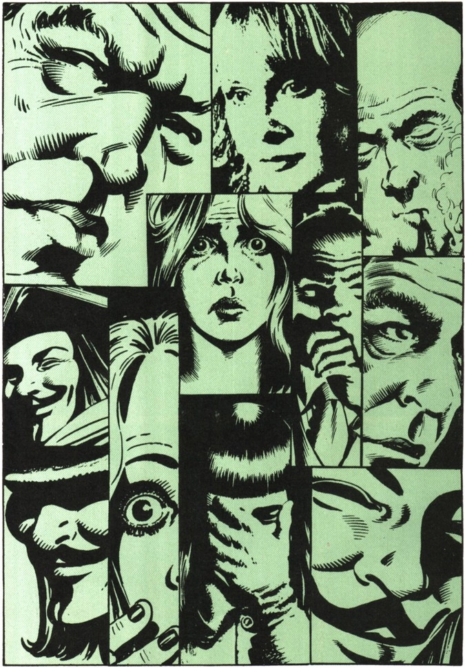 Фрагмент графического романа «V - значит Vендетта»