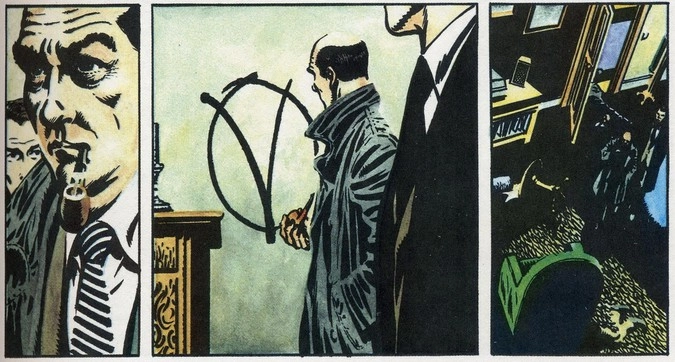 Фрагмент графического романа «V - значит Vендетта»