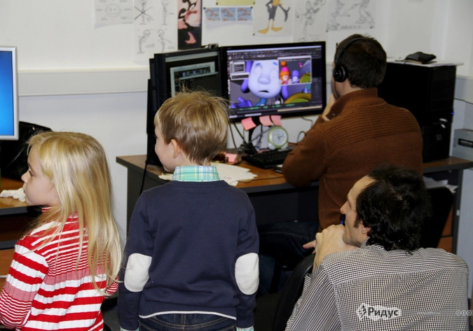 В святая святых производства «Фиксиков» создатели сериала проводят экскурсии для детей. 