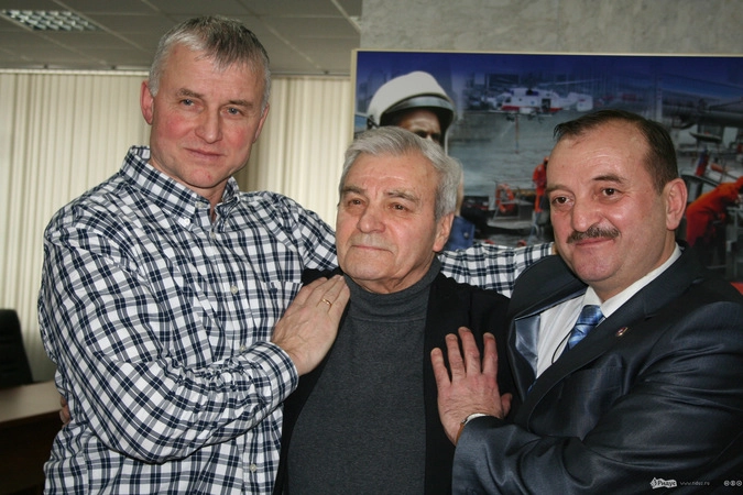 Слеава направо: Куранов, Бояринцев, Ольховский