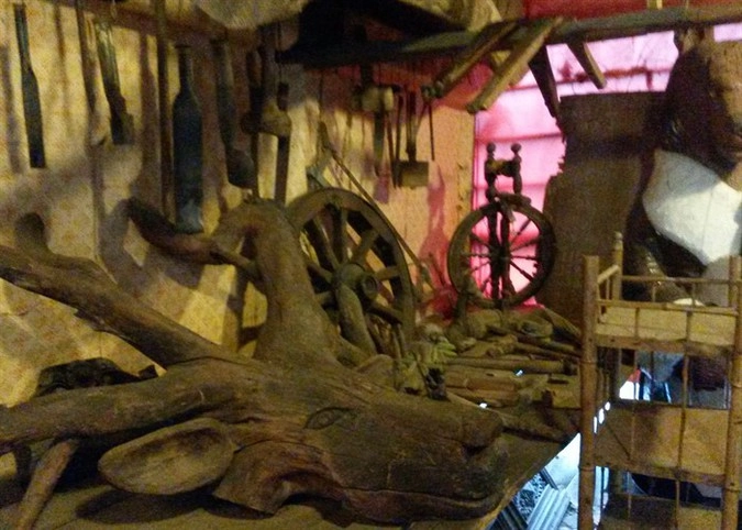 Маленькая мастерская,  здесь Иван Андреевич и создавал все свои поделки 