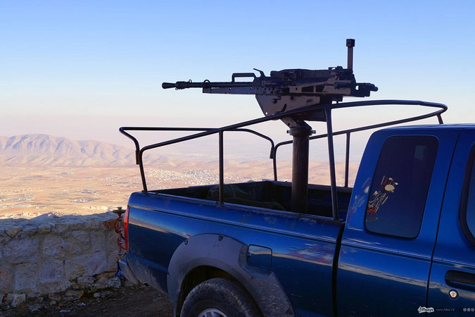 Монастырь Херувимов: вид сверху на долину с огневой точки.