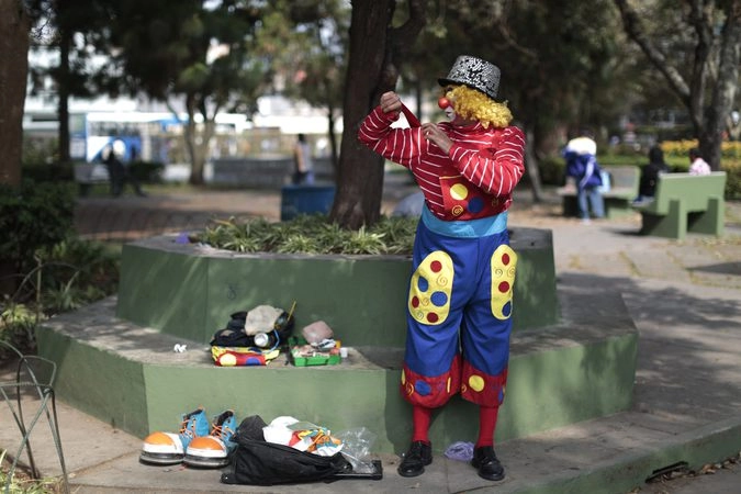 Гримерка в парке