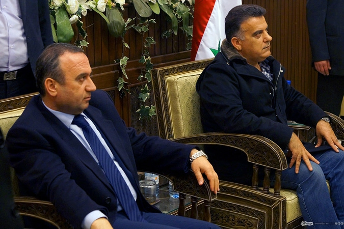 Губернатор Дамасской области и ливанский генерал Аббас Ибрагим.