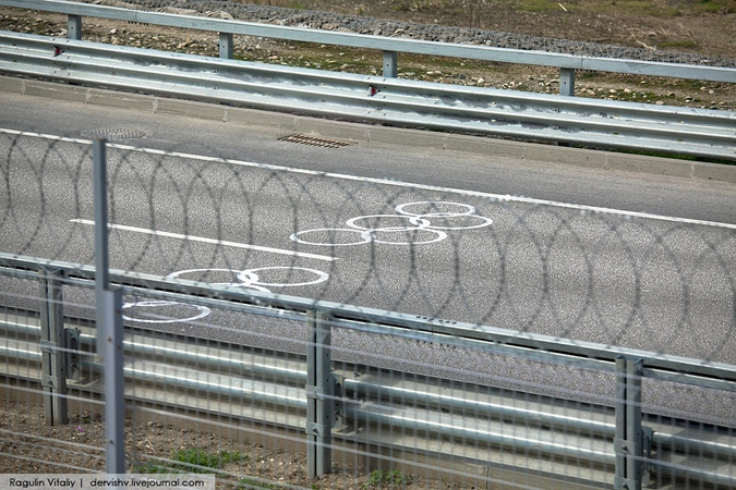 Выделенные полосы для олимпийского транспорта.