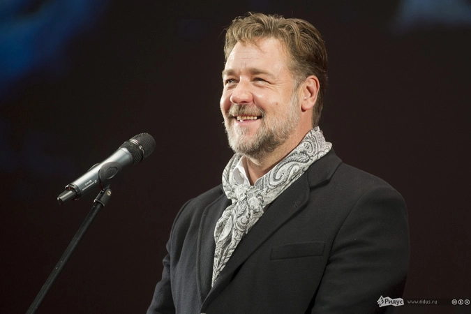 Рассел Кроу в Москве