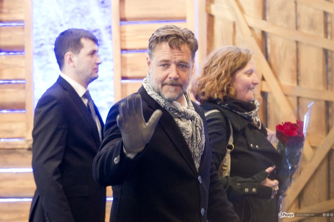 Рассел Кроу в Москве