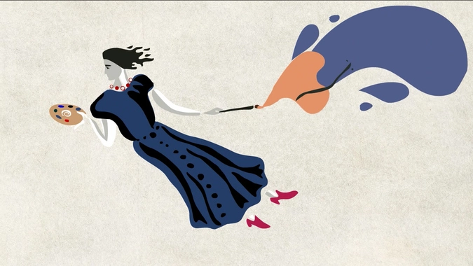 Кадр из мультфильма «Лариса умеет летать» 