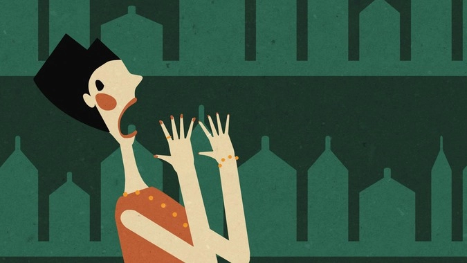 Кадр из мультфильма «Смелая мама»