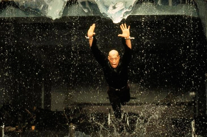 Кадр из фильма "Матрица".