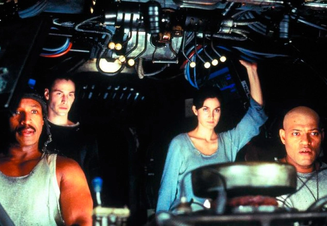 Кадр из фильма "Матрица".