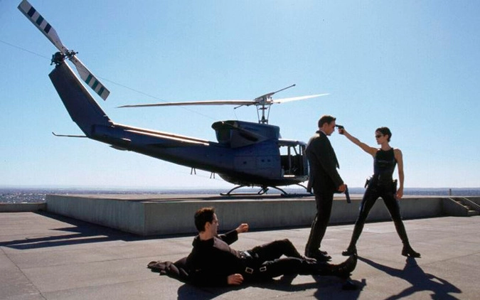 Кадр из фильма "Матрица".