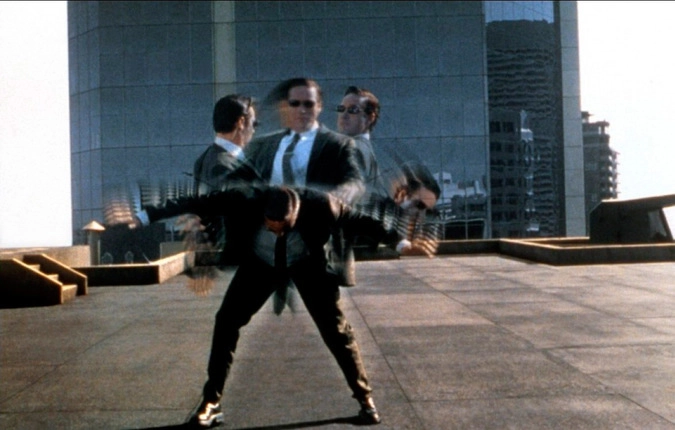 Кадр из фильма "Матрица".