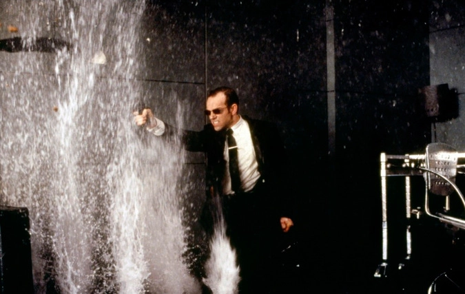 Кадр из фильма "Матрица".