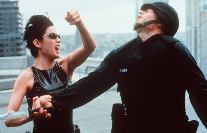 Кадр из фильма "Матрица".