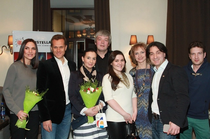 Певица Надя Ручка,  Президент компании Sminex Алексей Тулупов, актриса, телеведущая Екатерина Стриженова, кинорежиссер Александр Стриженов, певица Дина Гарипова, актриса Ольга Прокофьева, певец Илья Викторов