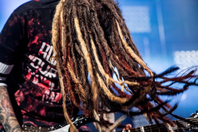 Брайан Уэлч на выступлении в Москве.