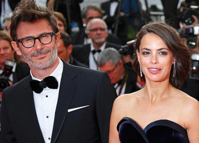 Режиссёр Мишель Хазанавичус и актриса Беренис Бежо.