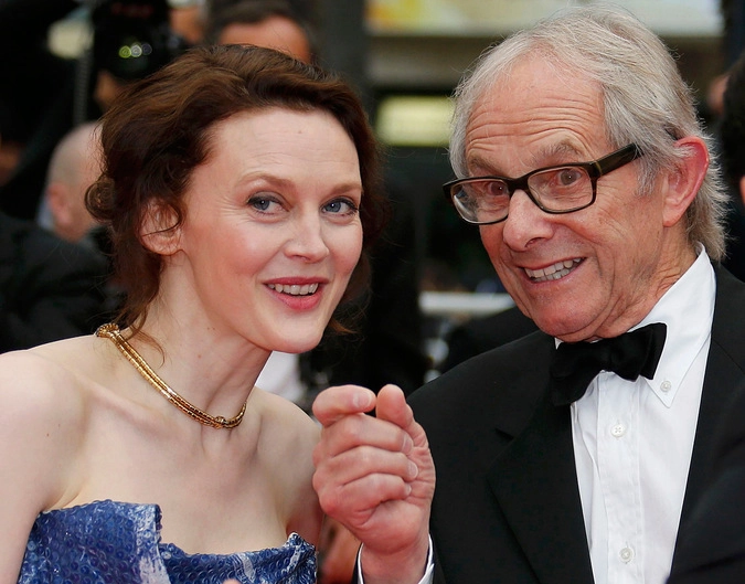 Режиссёр Кен Лоуч и актриса Симона Кирби.