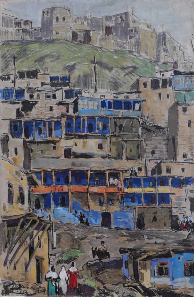 Н.Я. Третьяков. Аул. 