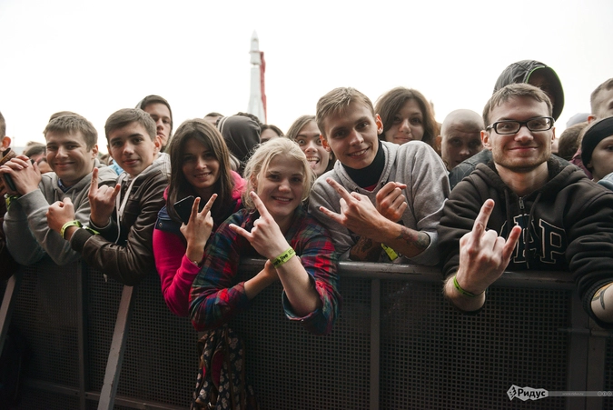 Фанаты перед The Prodigy.