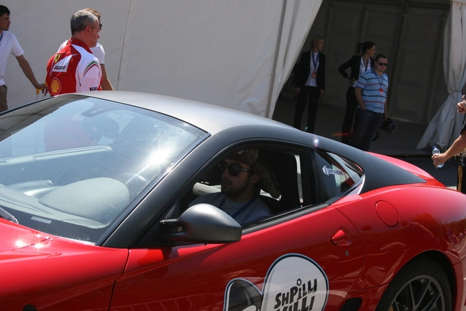 В Москву приехала итальянская команда Scuderia Ferrari, выступающая с 1950 года 
