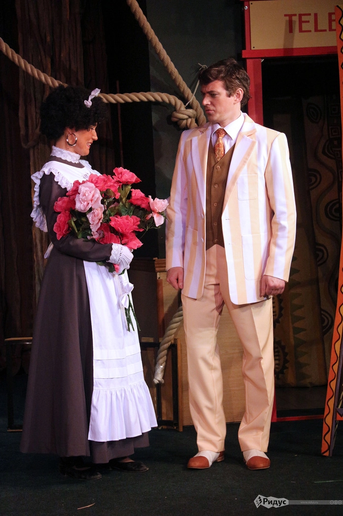 Эсмеральда и французский лейтенант Д'арно.