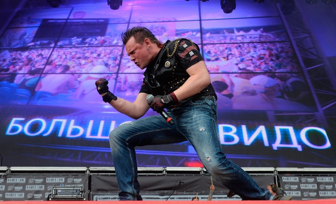 Солист группы КняZz Андрей "Князь" Князев.