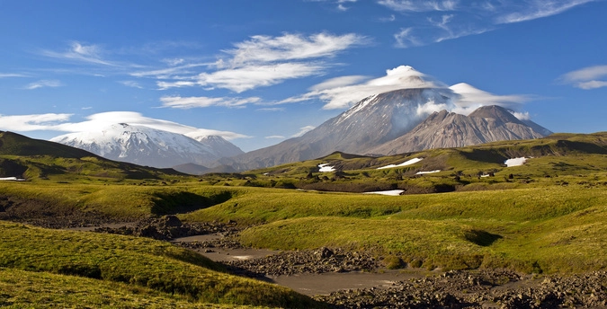ФОТОКОНКУРС "Камчатские вулканы". 3 место-Глазков В.Н. "Принарядились".
