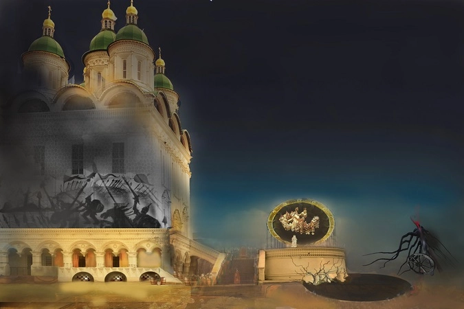 Эскизы к постановке оперы Александра Бородина «Князь Игорь»