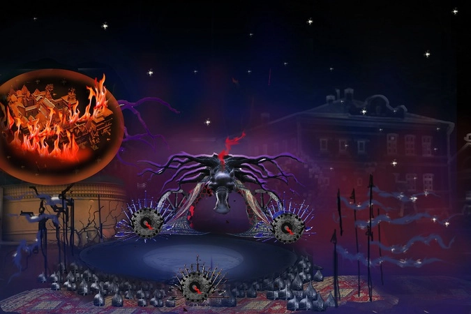 Эскизы к постановке оперы Александра Бородина «Князь Игорь»