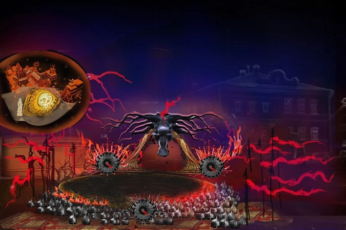 Эскизы к постановке оперы Александра Бородина «Князь Игорь»