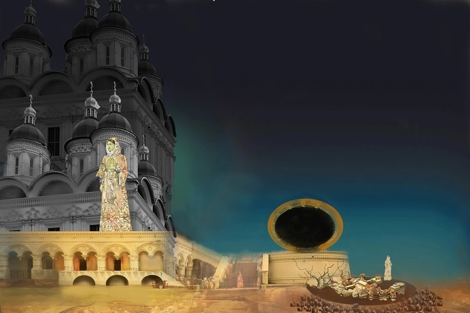 Эскизы к постановке оперы Александра Бородина «Князь Игорь»