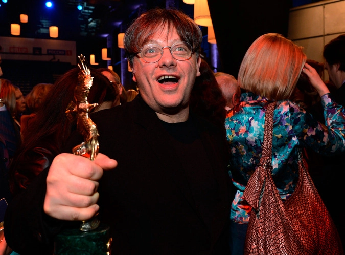 Режиссёр Валерий Тодоровский на XIII торжественной церемонии вручения Национальной премии в области кинематографии "Золотой орёл".