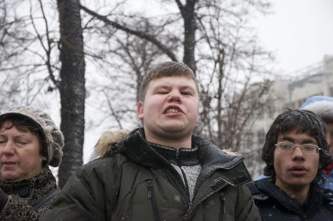  Участник протеста Виктор Капитонов крайне дерзок