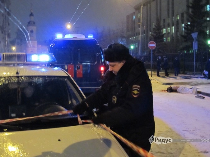 Фотографии «Ридуса» с места убийства политика из Дагестана