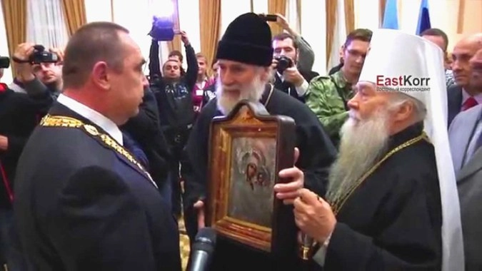 Церемония инаугурации главы ЛНР Игоря Плотницкого